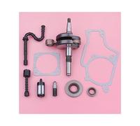 KLRAEZ Albero Motore Adatto for Motosega 038 MS380 MS381 1119 030 0400 1119 029 0500 Guarnizioni del Cilindro del Carter Kit Filtro Olio Carburante
