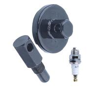 KLRAEZ Attrezzo for la rimozione del volano della Frizione della Motosega con Arresto del pistone da 14 mm, espansore della Frizione, smontaggio Adatto for 2 Tempi