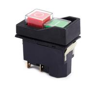 KLRAEZ Interruttore di avviamento, Arresto, accensione e spegnimento KLD28 a 4 Pin, 250 V, IP55, Adatto for Macchine da Officina