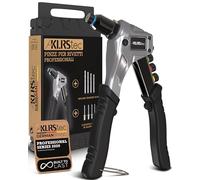KLRStec Rivettatrice Manuale Professionale con 120 Rivetti e 4 Punte HSS