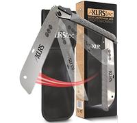 KLRStec Sega giapponese Zen professionale - Seghetto professionale per legno da 240 mm [inclusa borsa con clip] Sega pieghevole per esterni con acciaio al carbonio temprato [SK5]
