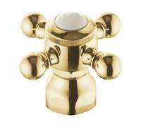 Kludi 1926 maniglia con targhetta "neutra", 7533645-00, 1926 ottone [Rubinetteria Bagno > Ricambi Rubinetteria Bagno]