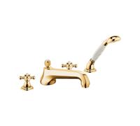 Kludi 1926 rubinetto bordo vasca, miscelatore a due comandi, 515254520, 1926 oro [Rubinetteria Bagno > Rubinetteria Vasca]