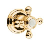 Kludi 1926 valvola di intercettazione, 1 uscita, 518034520, 1926 oro [Rubinetteria Bagno > Rubinetteria Doccia]