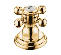 Kludi 1926 valvola di intercettazione, per vasca, chiusura in senso orario, 1 uscita, 518174520, 1926 oro [Rubinetteria Bagno > Rubinetteria Vasca]
