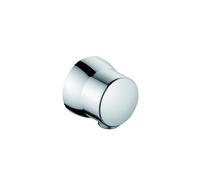 KLUDI A-QA Coude de raccordement pour flexible DN 15, à sécurité intrinsèque contre le reflux, avec bague de compensation murale, 6306105-00, 6306105-00, Colorazione: cromo