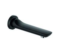 KLUDI BALANCE Bec déverseur pour baignoire, montage mural, saillie 170mm, 5250387, 5250387, Colorazione: Nero opaco / cromo