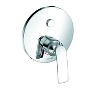 KLUDI BALANCE Mitigeur monocommandé encastré pour bain et douche, montage mural, 29 l/min, chrome, 526590575, 526590575