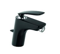 KLUDI BALANCE Mitigeur monocommandé pour bidet, montage monotrou, hauteur de bec 100mm, 522168775, 522168775, Colorazione: Nero opaco / cromo