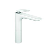 KLUDI BALANCE Mitigeur monocommandé pour vasque, montage monotrou, hauteur de bec 210mm, 522969175, 522969175, Colorazione: Bianco / Cromo