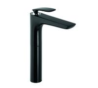 KLUDI BALANCE Mitigeur monocommandé pour vasque, montage monotrou, hauteur de bec 270mm, 3.8 l/min, 522988775WR5, 522988775WR5, Colorazione: Nero opaco / cromo