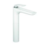 KLUDI BALANCE Mitigeur monocommandé pour vasque, montage monotrou, hauteur de bec 270mm, 5 l/min, 522989175, 522989175, Colorazione: Bianco / Cromo