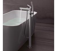 Kludi BALANCE rubinetto vasca a pavimento, miscelatore monocomando, 525909175, BALANCE cromo/bianco [Rubinetteria Bagno > Rubinetteria Vasca]