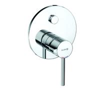 KLUDI BOZZ Mitigeur monocommandé encastré pour bain et douche, montage mural, 387590576, 387590576, Colorazione: cromo