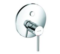 KLUDI BOZZ Mitigeur monocommandé encastré pour bain et douche, sécurité intrinsèque contre le reflux, 25 l/min, 386630576, 386630576, Colorazione: cromo