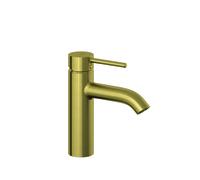 KLUDI BOZZ Mitigeur monocommandé pour lavabo, hauteur de bec 100mm, garniture d'écoulement PUSH-OPEN, 38288N076, 38288N076, Colorazione: Oro spazzolato