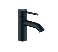 KLUDI BOZZ Mitigeur monocommandé pour lavabo, hauteur de bec 75mm, sans garniture d'écoulement, EcoPlus, 383893976, 383893976, Colorazione: nero opaco