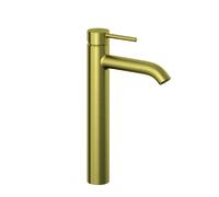 KLUDI BOZZ Mitigeur monocommandé pour vasque, hauteur de bec 240mm, sans vidage, 38286N076, 38286N076, Colorazione: Oro spazzolato
