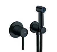 Kludi Bozz rubinetto per bidet con set doccia da incasso nero 389983976