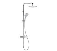 Kludi FRESHLINE colonna doccia con termostatico, 6709205-00, FRESHLINE cromo/bianco [Rubinetteria Bagno > Colonne Doccia]