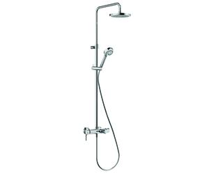 KLUDI LOGO Mitigeur monocommandé Dual Shower System, avec bec de baignoire, 8 l/min, chrome, 6808305-00WR9, 6808305-00WR9