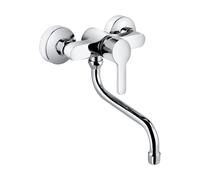 Kludi Logo Neo rubinetto da cucina a parete cromo 379240575