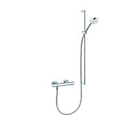 KLUDI LOGO Shower Duo Set de douchettes, avec barre murale 900mm, HotStop, chrome, 6857805-00, 6857805-00
