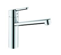 KLUDI M2 Mitigeur monocommandé pour évier, levier fermé, basse pression, Eco, chrome, 595750575, 595750575