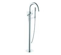 KLUDI NOVA FONTE PURISTIC Mitigeur de bain et de douche, montage sur pied pour baignoire en pose libre, 205900515, 205900515, Colorazione: cromo