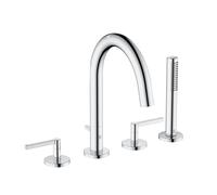 Kludi NOVA FONTE rubinetto bordo vasca, miscelatore a due comandi, 204250515, NOVA FONTE cromo [Rubinetteria Bagno > Rubinetteria Vasca]