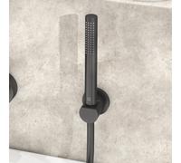 Kludi NOVA FONTE set doccia, 1 tipo di getto, 2085039-15, NOVA FONTE nero opaco [Rubinetteria Bagno > Set Doccia]