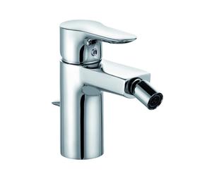 KLUDI OBJEKTA Mitigeur monocommandé pour bidet, montage monotrou, hauteur de bec 85mm, chrome, 324160575, 324160575