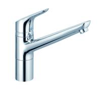 KLUDI OBJEKTA Mitigeur monocommandé pour évier, levier fermé, chrome, 325740575, 325740575