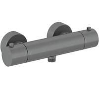 Kludi Objekta rubinetto per doccia a parete con termostato nero 35200N238