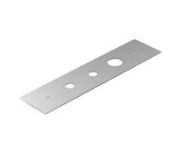 Kludi piastra di montaggio visibile per rubinetto a 3 fori, 1602405, Universal [Rubinetteria Bagno > Accessori di Montaggio per Rubinetteria Bagno]