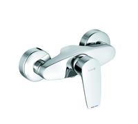 KLUDI PURE&SOLID Mitigeur monocommandé pour douche, montage mural, chrome, 348410575, 348410575