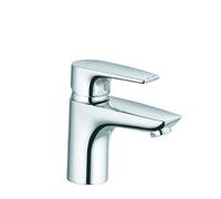 KLUDI PURE&SOLID Mitigeur monocommandé pour lavabo, hauteur de bec 75mm, sans garniture d'écoulement, chrome, 340280575, 340280575