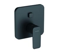 KLUDI PURE&STYLE Mitigeur monocommandé encastré pour bain et douche, montage mural, 25 l/min, 406633975, 406633975, Colorazione: nero opaco