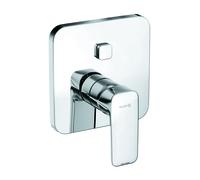 KLUDI PURE&STYLE Mitigeur monocommandé encastré pour bain et douche, montage mural, 29 l/min, 406590575, 406590575, Colorazione: cromo