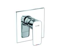 KLUDI PURE&STYLE Mitigeur monocommandé encastré pour douche, montage mural, 28 l/min, 407550575, 407550575, Colorazione: cromo