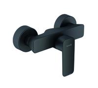 KLUDI PURE&STYLE Mitigeur monocommandé pour douche, montage mural, 408413975, 408413975, Colorazione: nero opaco