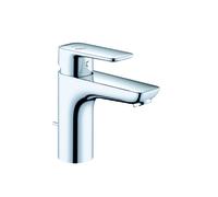 KLUDI PURE&STYLE Mitigeur monocommandé pour lavabo, hauteur de bec 100mm, avec garniture d'écoulement en métal, EcoPlus, 402930575, 402930575, Colorazione: cromo