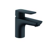 KLUDI PURE&STYLE Mitigeur monocommandé pour lavabo, hauteur de bec 75mm, sans garniture d'écoulement, EcoPlus, 403893975, 403893975, Colorazione: nero opaco