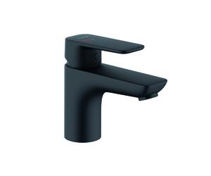 KLUDI PURE&STYLE Mitigeur monocommandé pour lavabo, hauteur de bec 75mm, sans garniture d'écoulement, EcoPlus, 403893975, 403893975, Colorazione: nero opaco