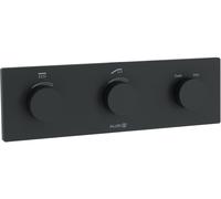Kludi Pushtronic rubinetto per vasca e doccia da incasso con termostato nero 3830039-00