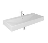 Kludi Resa lavabo con tappo 121x50 cm rettangolare da mobile-da appoggio bianco 59WW12153