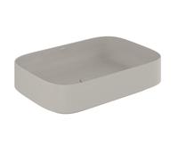 Kludi Resa S lavabo con tappo 60x40 cm rettangolare da appoggio marrone/beige 58CW40O2