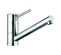 KLUDI SCOPE Mitigeur monocommandé pour évier, basse pression, Eco, levier fermé, chrome, 339390575, 339390575