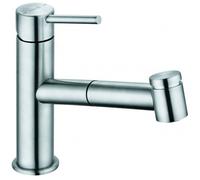 Kludi Steel rubinetto da cucina verticale acciaio inossidabile 44851F860