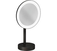 Kludi Vela R specchietto per trucco 20.2x35.5 cm rotonda con illuminazione nero 58995N2F